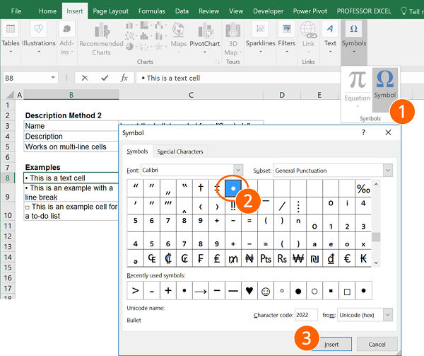 bullet-points-in-excel-6-easy-methods-download-professor-excel