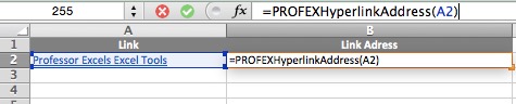 VBA, Hyperlink Address, link, address, return, excel, hyperlink