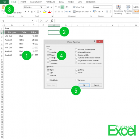 paste, values, paste special, formulas, excel, How to Paste Values Only