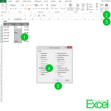 blank, cells, blank cells, select, excel