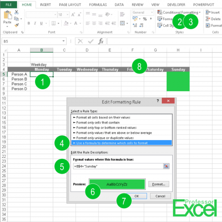 conditional, formatting, formulas, formula, excel