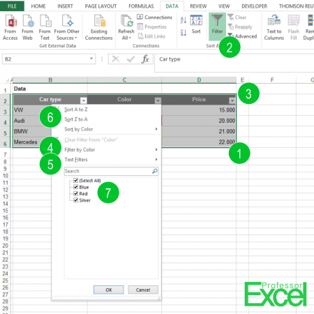 filters, filter, autofilter, excel, How to Use Filters in Excel