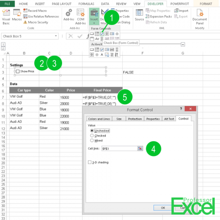 buttons, button, excel, How to Use Buttons on an Excel Worksheet