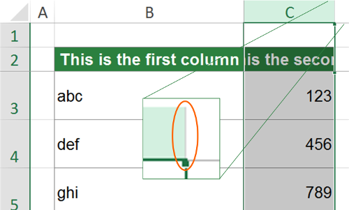 distribute, adjust, autofit, column, excel, double, click