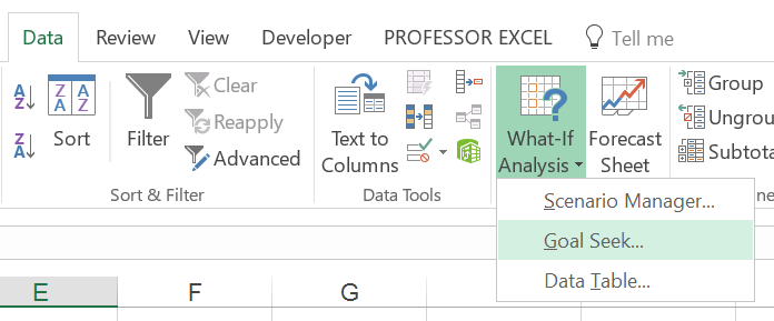 goal, seek, data, what-if-analysis