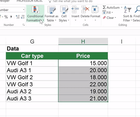 icon, sets, conditional, formatting, excel, example