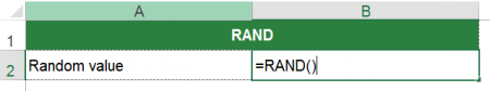 rand, random, formula, excel