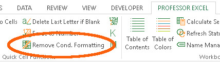 remove, conditional, formatting, keep format, excel