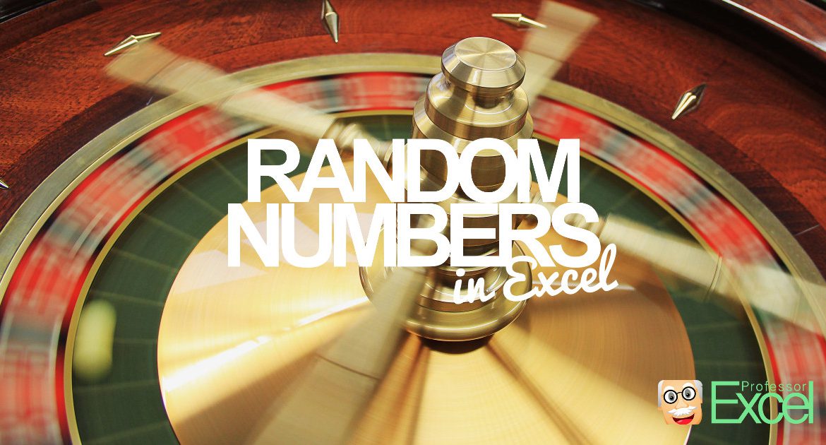 random, number, excel, how-to