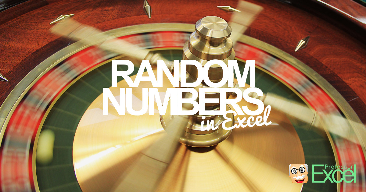 random, number, excel, how-to