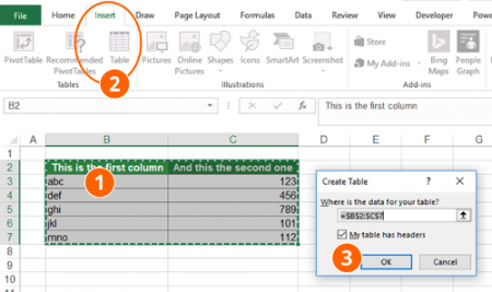 Data Table to Normal Range: How to Convert an Excel Table