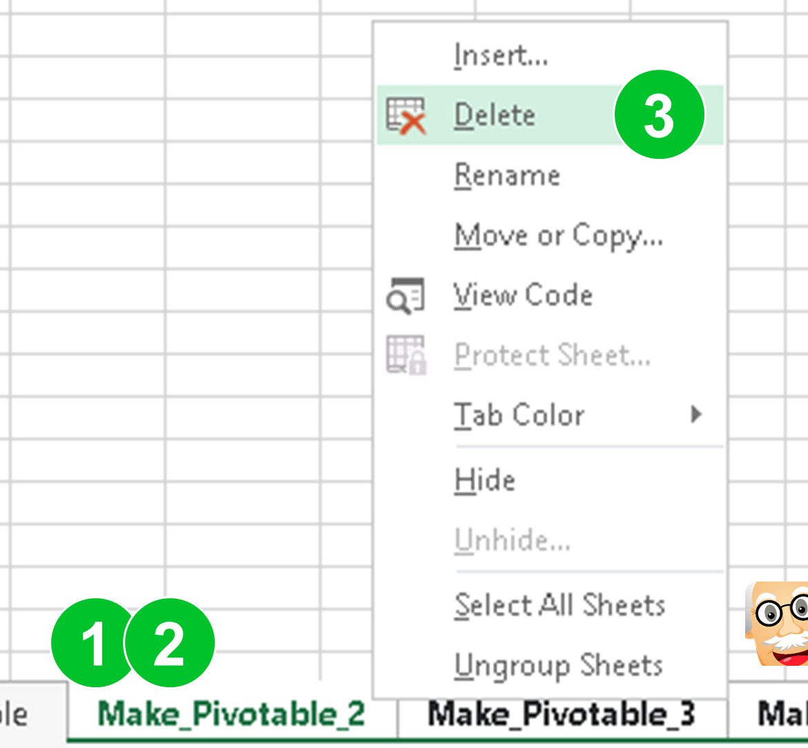 Reduce_File_Size_Delete_Unused_Sheets Professor Excel Professor Excel