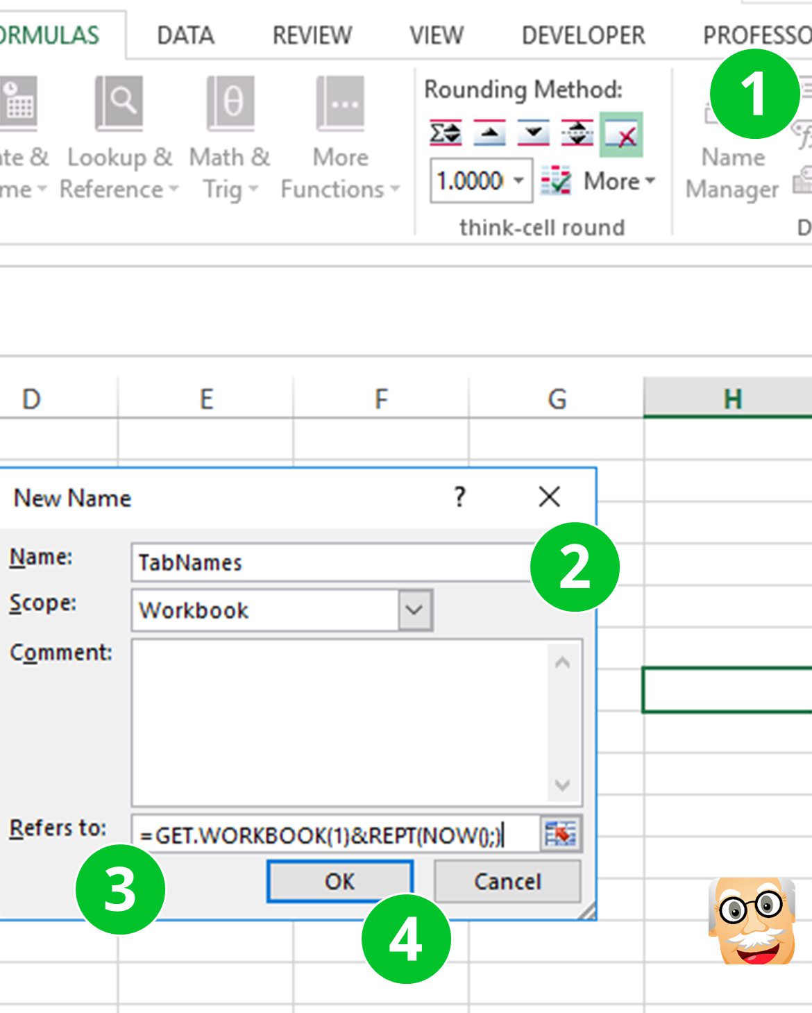 Table of Contents Named Range Professor Excel Professor Excel