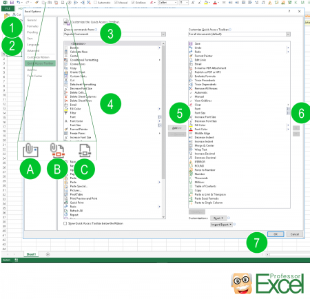 share, sharing, email, e-mail, attach, attachment, excel, xls, pdf, buttons, quick access toolbar