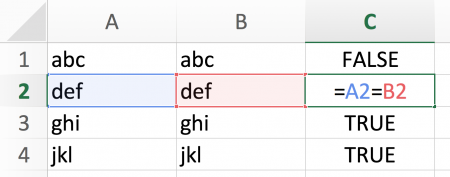 example, not, equal, text, excel, last, character, blank, space