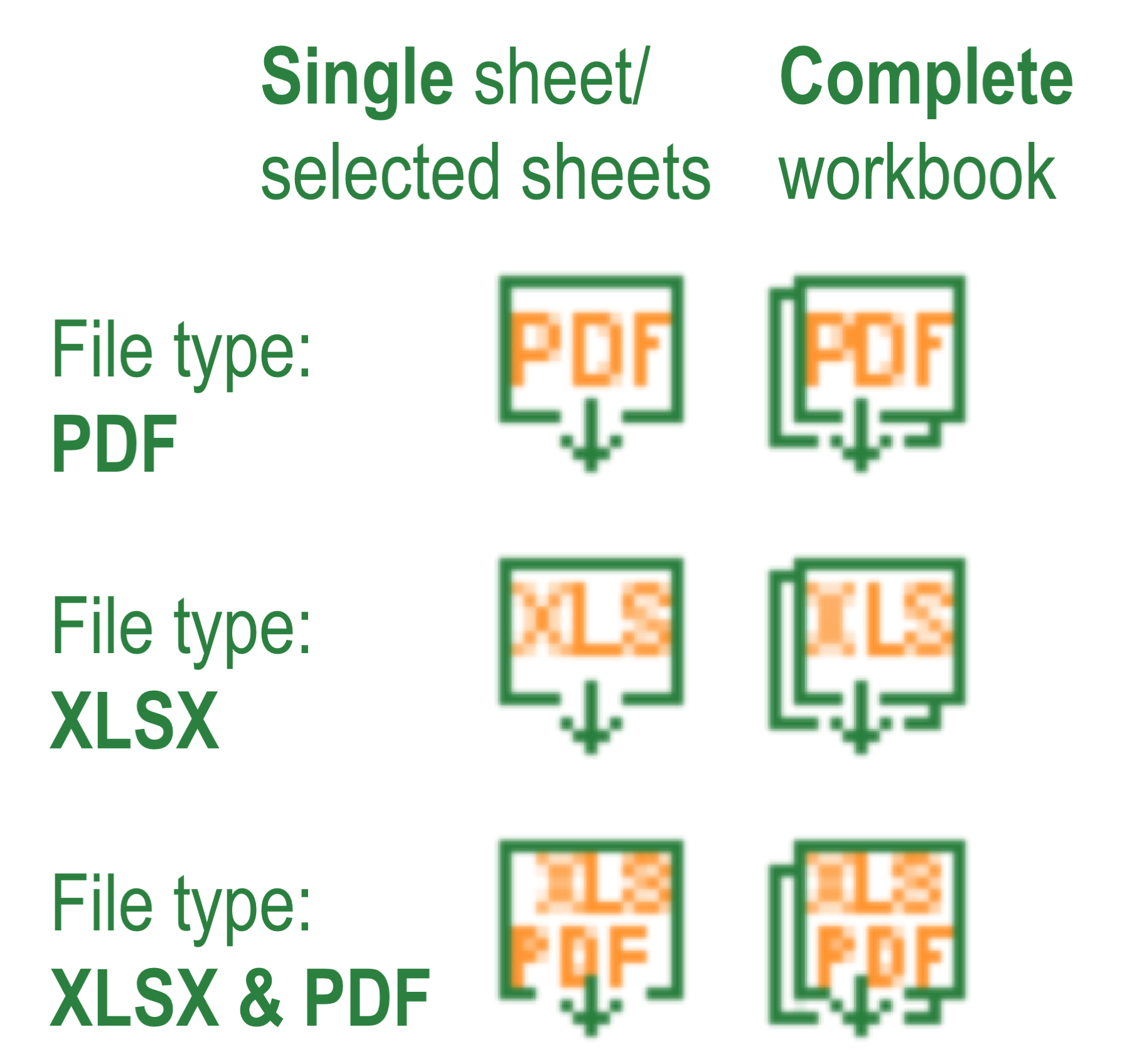 Professor, Excel, Tools, saving, sharing, one-click, button, pdf, excel, xlsx