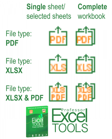share, sharing, professor excel, tools, add-in, pdf, xls, xlsx, e-mail, email, atttach, attachment