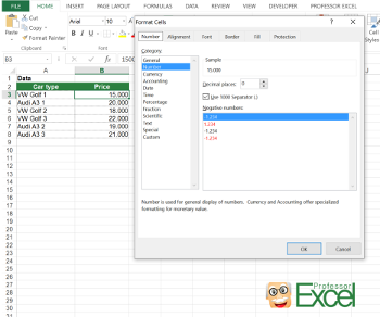 ctrl 1 in excel