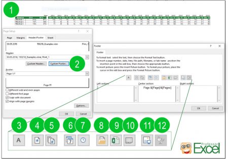 Sheet Name Code Excel Footer Varias Estruturas