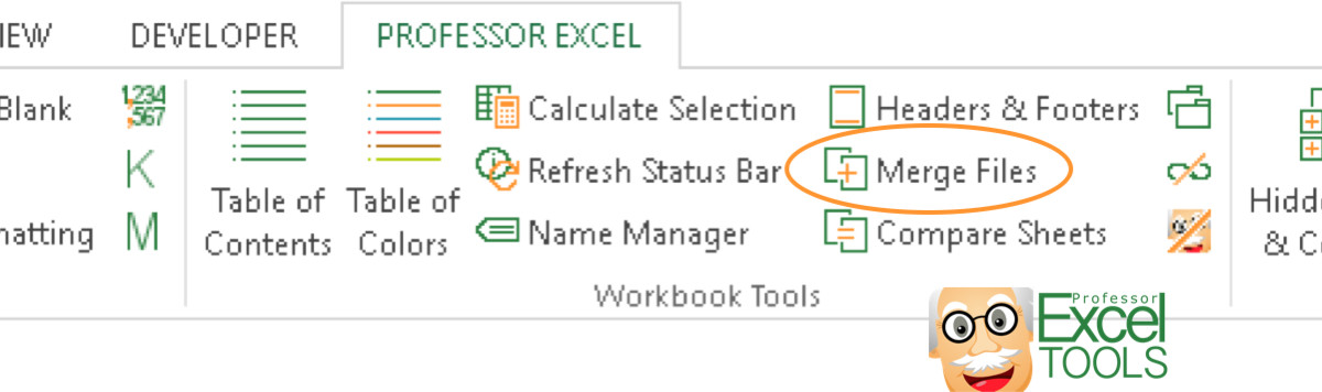 merge, files, professor, excel, tools, join, worksheets