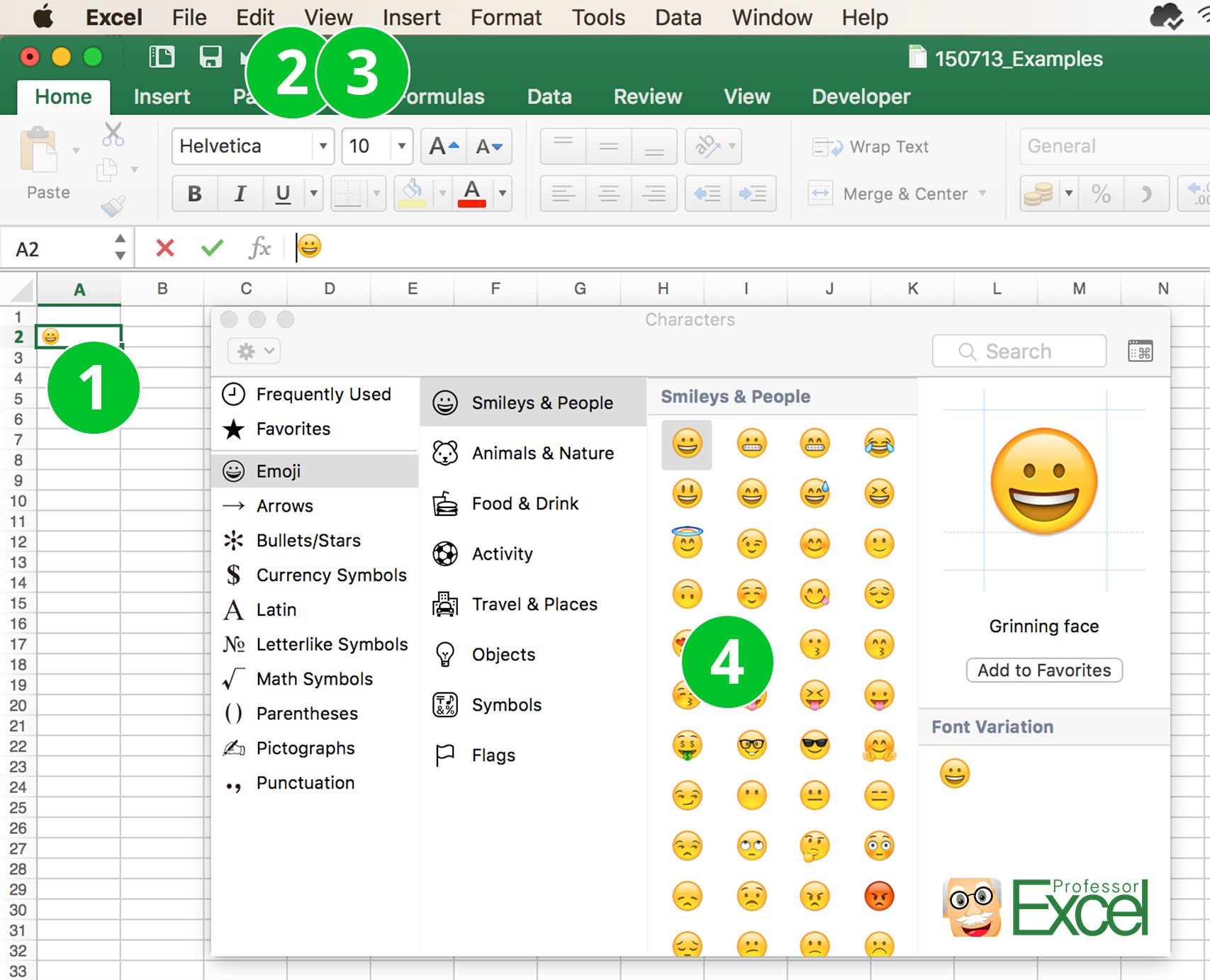 emoji-mac-professor-excel