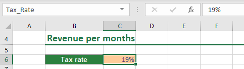 INDIRECT function with named range in Excel
