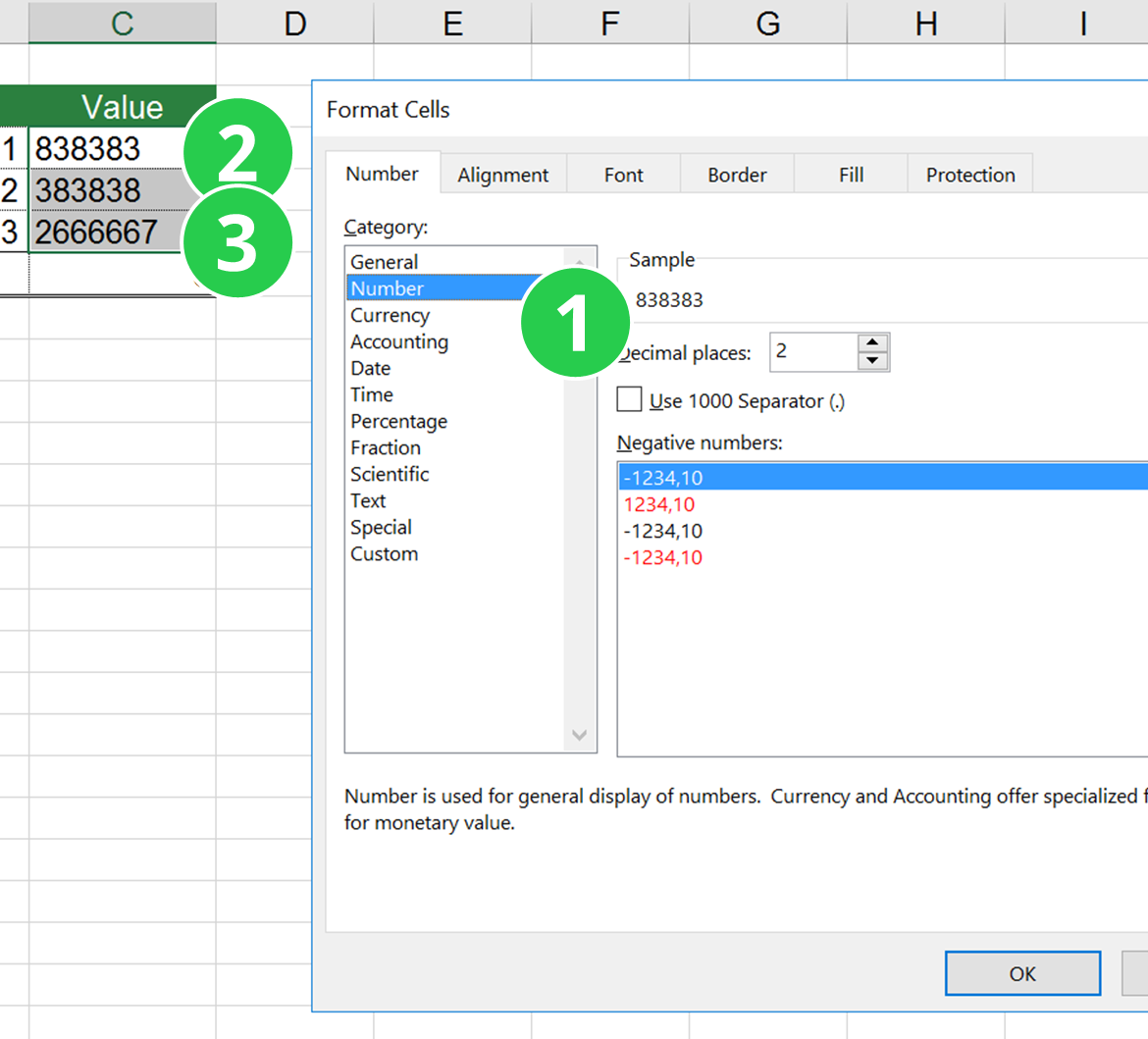 Force_Number_Manually | Professor Excel | Professor Excel