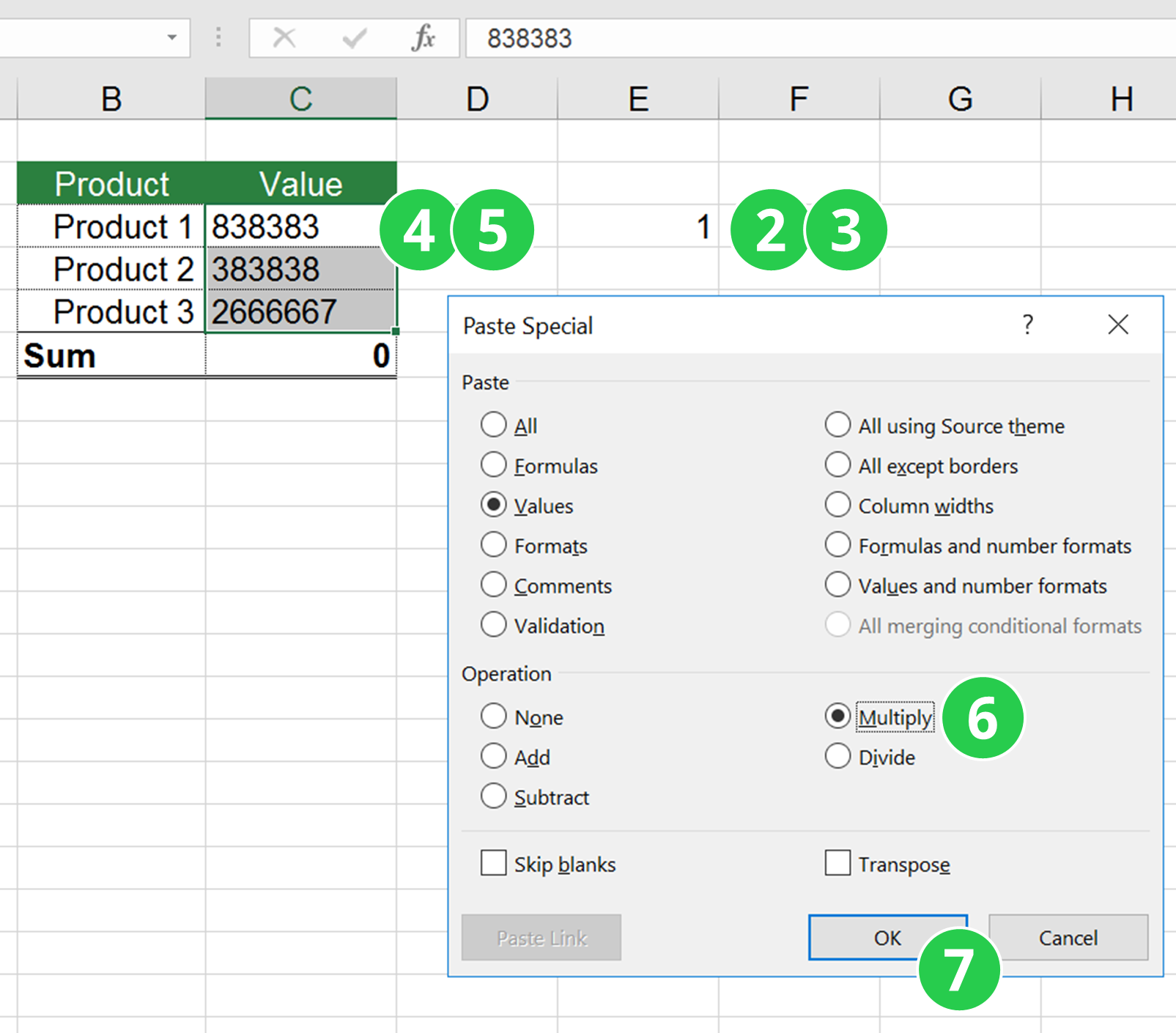 multiply-1-professor-excel