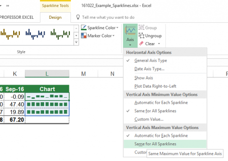 scale, set, same, axis, excel