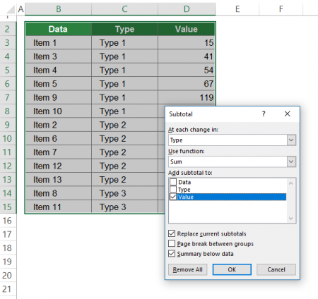 Special Case 1d - Professor Excel