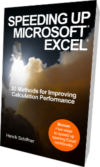Book Speeding Up Microsoft Excel