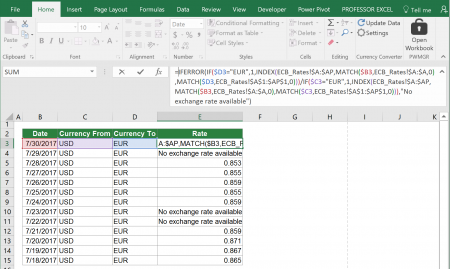 Currency Conversion In Excel Tutorial Free Excel Add In - 