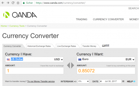 Fx Oanda Converter Currency Conversion In Excel Tutorial Free Excel Add In