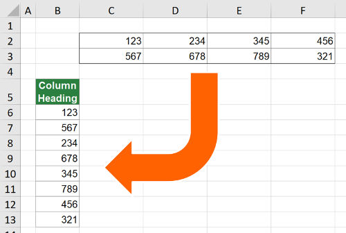 how-to-copy-row-to-column-in-excel-youtube