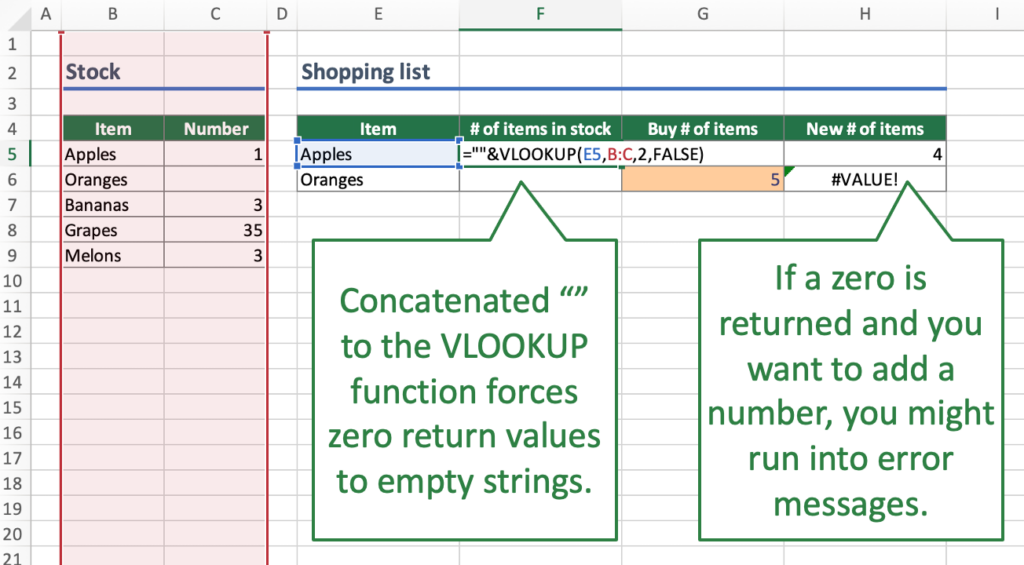 Careful: Return value is interpretated as text.