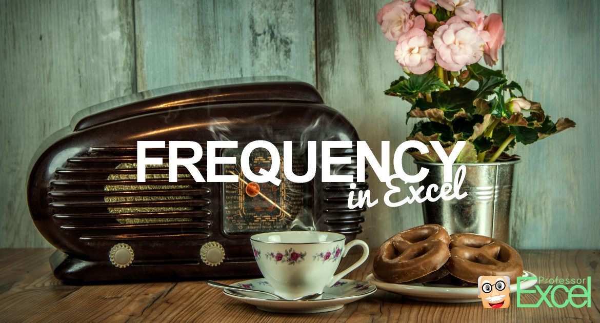 FREQUENCY function in Excel