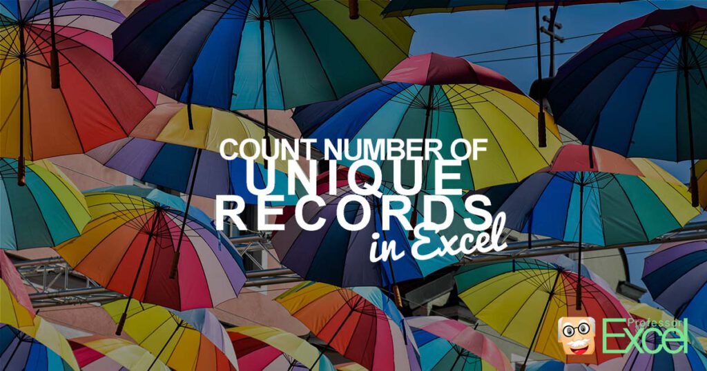 how-to-count-number-of-unique-records-in-excel-5-methods