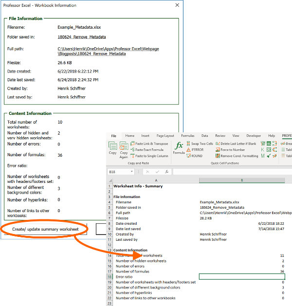 See the metadata with Professor Excel Tools.