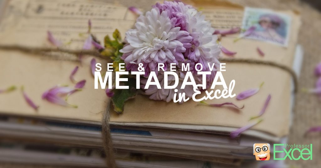 Metadata in Excel: See and Remove All Metadata of Your Excel File