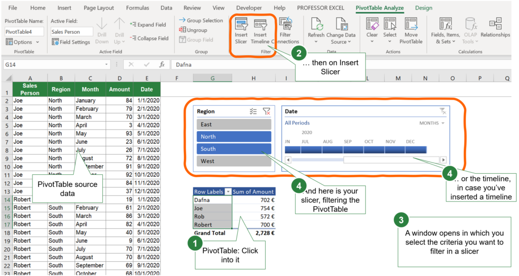 I'd call slicers and timelines "fancy" features. Use them, if appropriate.