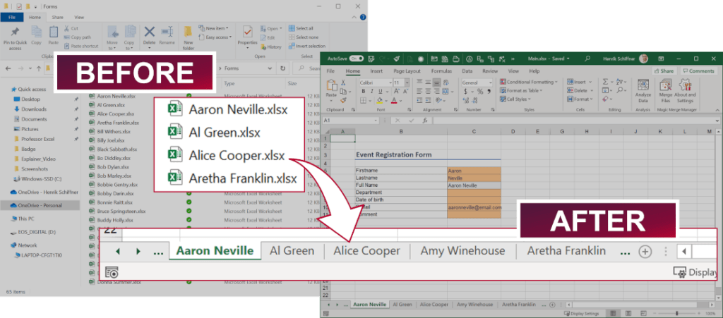 Magic Merge Manager: Add-In for Microsoft Excel - Combine All Excel Files