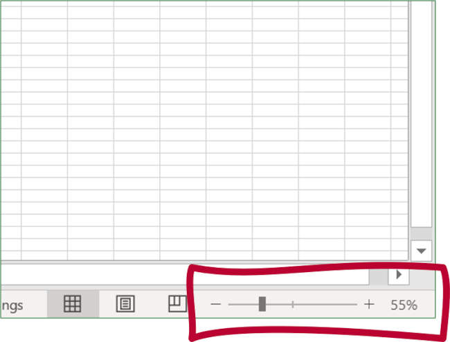 How to Zoom to Same Zoom Factor on All Excel Sheets