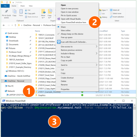 List of all Files and Folders: How to Easily Insert a Directory in Excel!