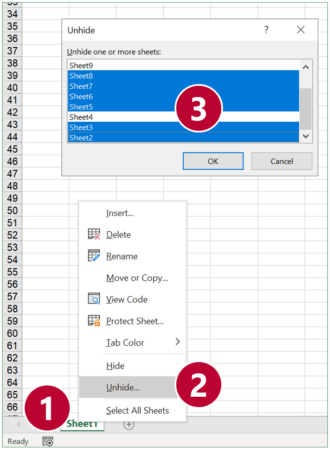 How to Unhide All Hidden & 'Very Hidden' Excel Sheets at Once