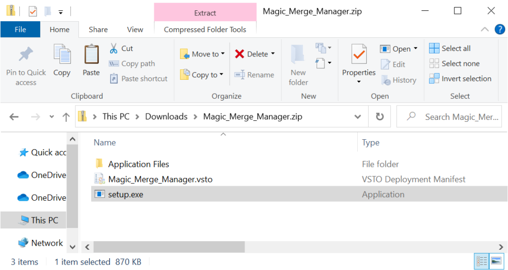 Install Magic Merge Manager
