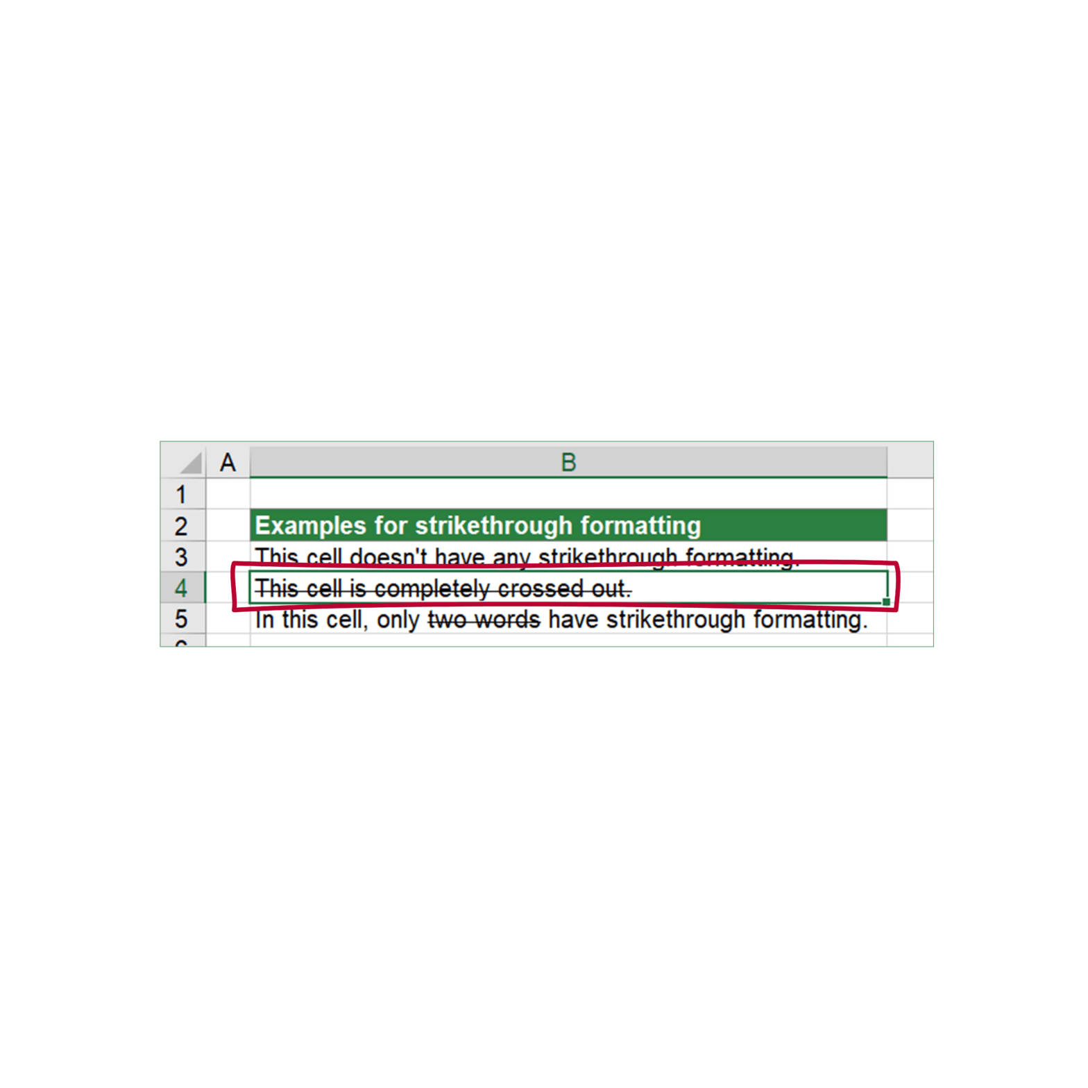 How To Count Strikethrough Cells In Excel