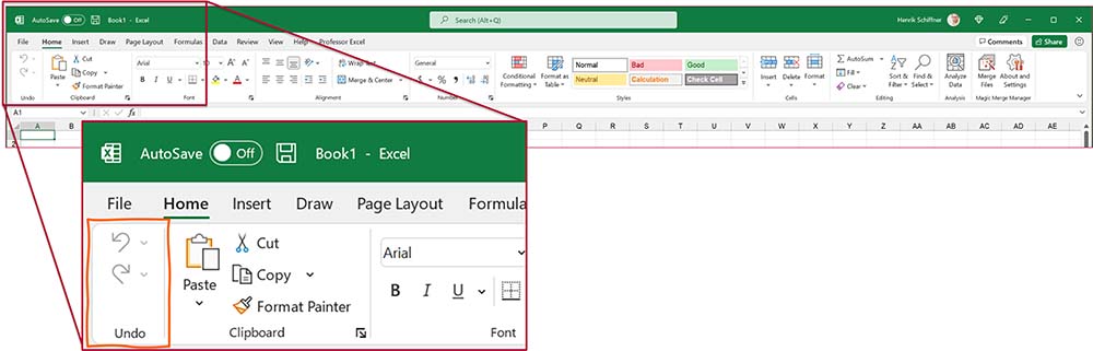 How to Undo Something in Excel?