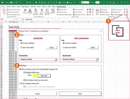 Compare Sheets: How to See Differences of Two Excel Sheets