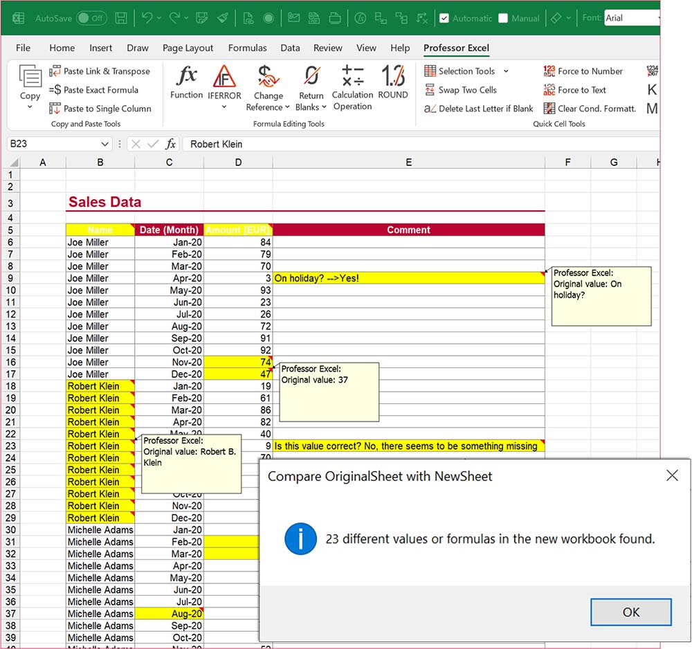 Compare Sheets How to See Differences of Two Excel Sheets