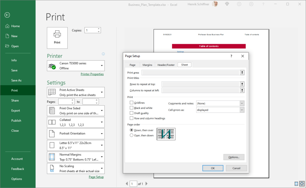 How To Repeat Top Row In Excel When Printing